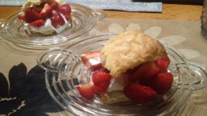 Strawberry Shortcake made with Toaster Biscuits