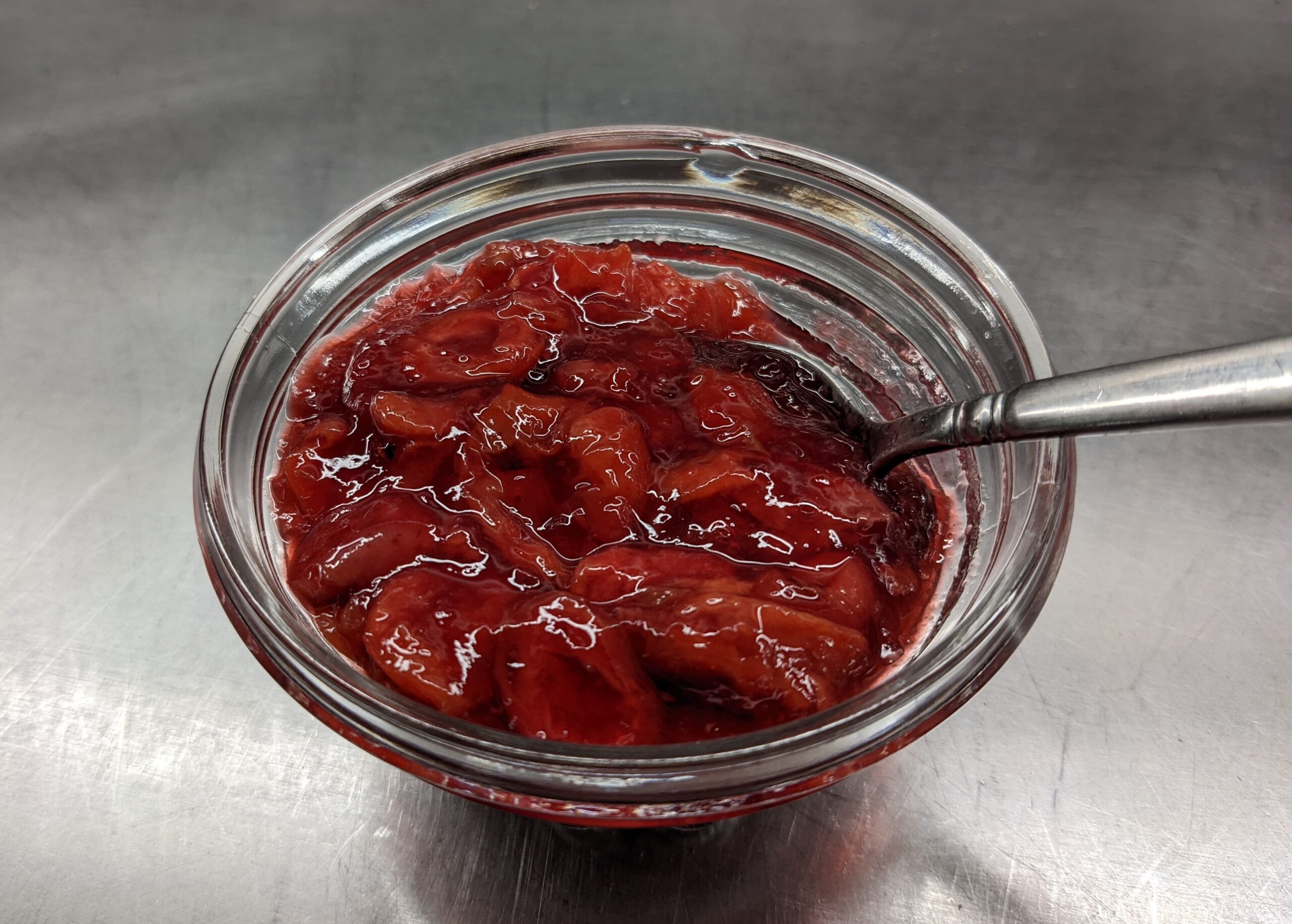 Sour Cherry Jam with Less Sugar