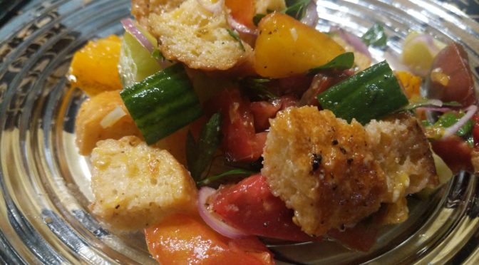 Panzanella (bread salad)