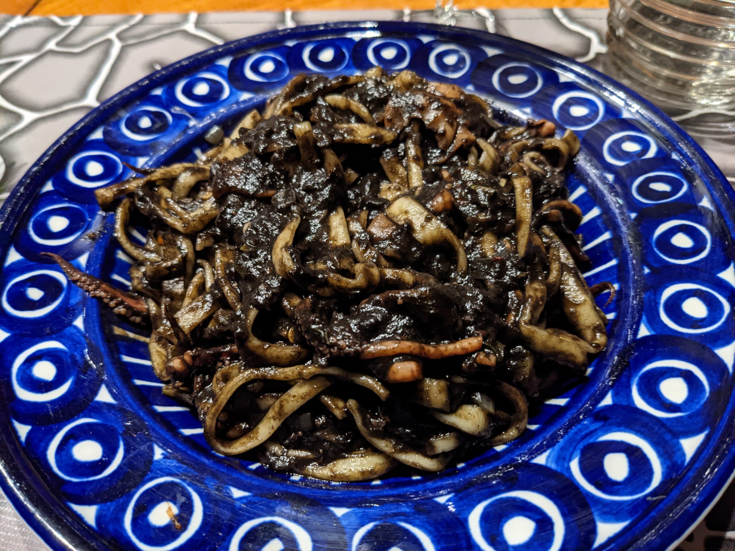 Pasta with Squid Ink Sauce