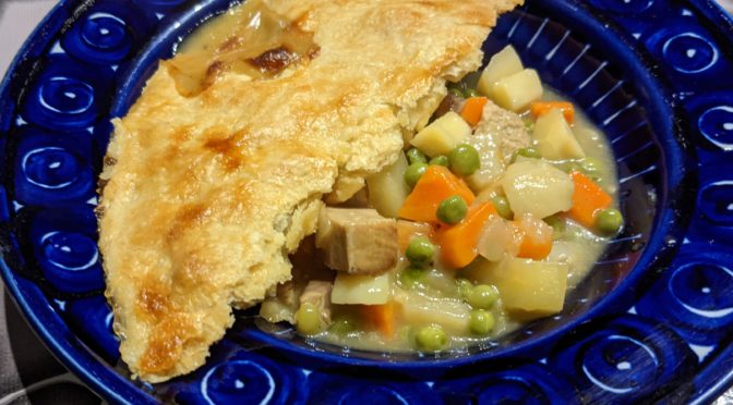 Chicken Pot Pie with Cornmeal Crust