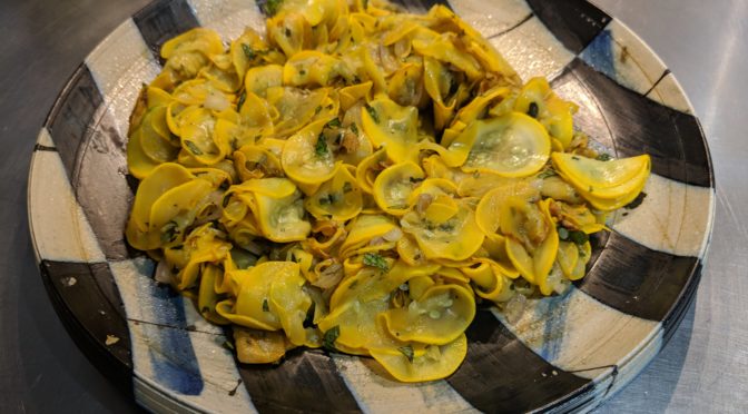 Summer Squash with Mint