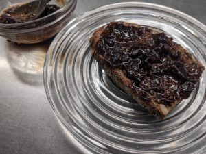 Black tea and fig jam