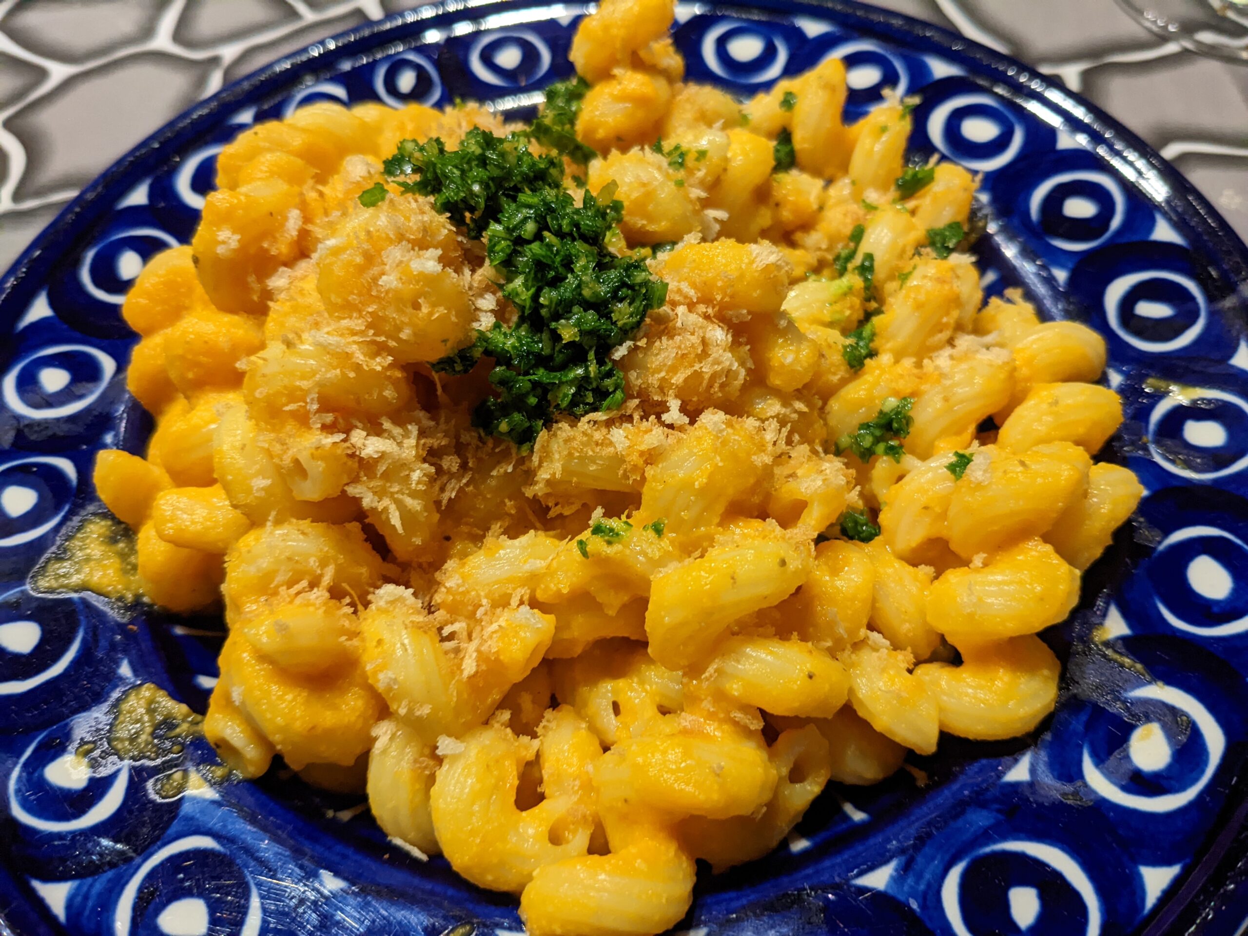 Pasta with Carrot Miso Sauce