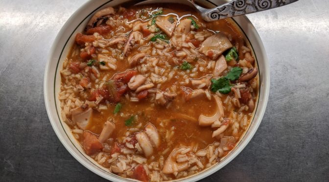 Mischievous Squid Rice (arroz de lulas malandrinho)