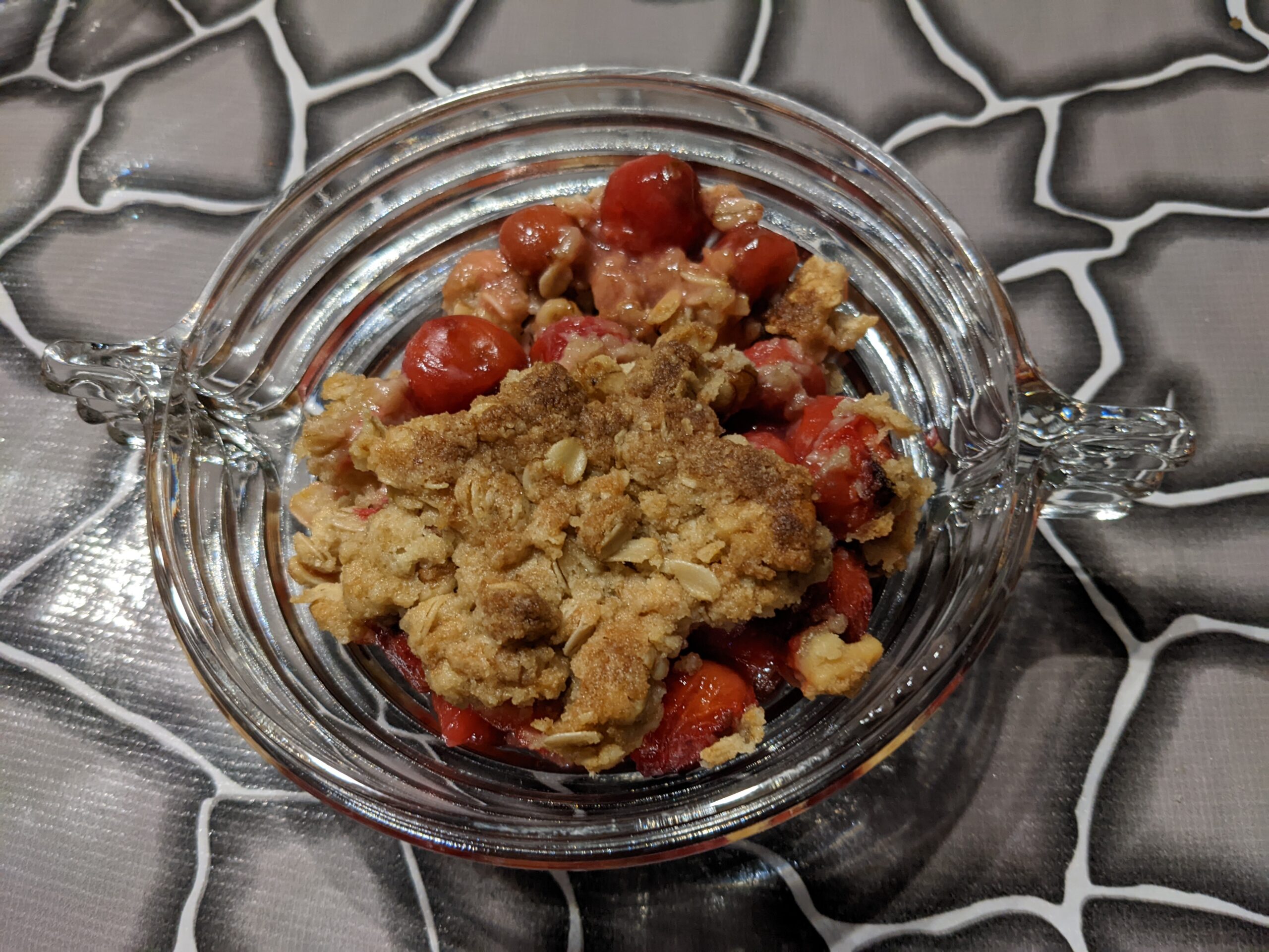 Rhubarb Crumble